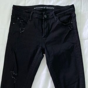 Articles of Society black ripped skinny jeans